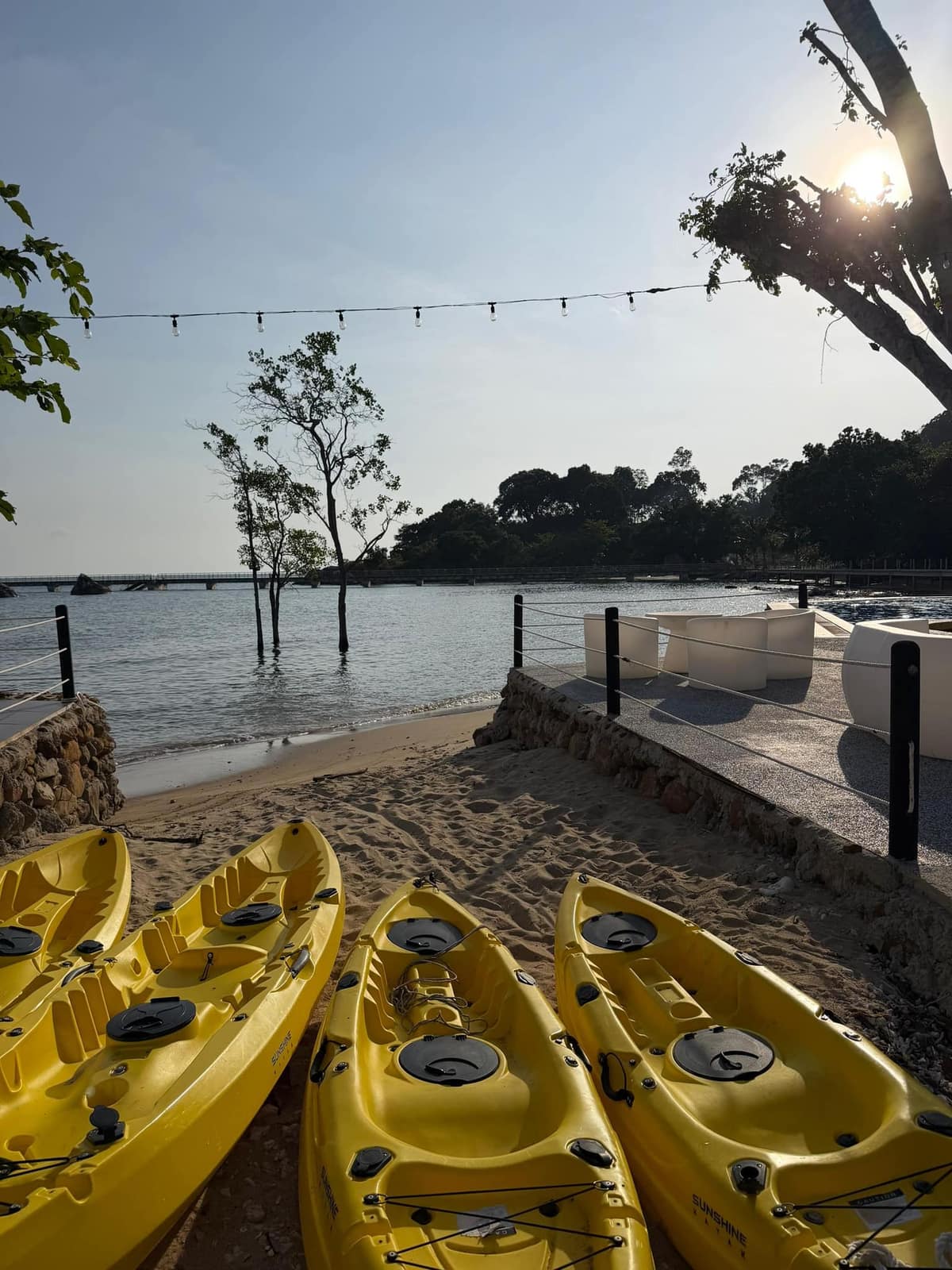 Kayak on the beach at Tioman Island
