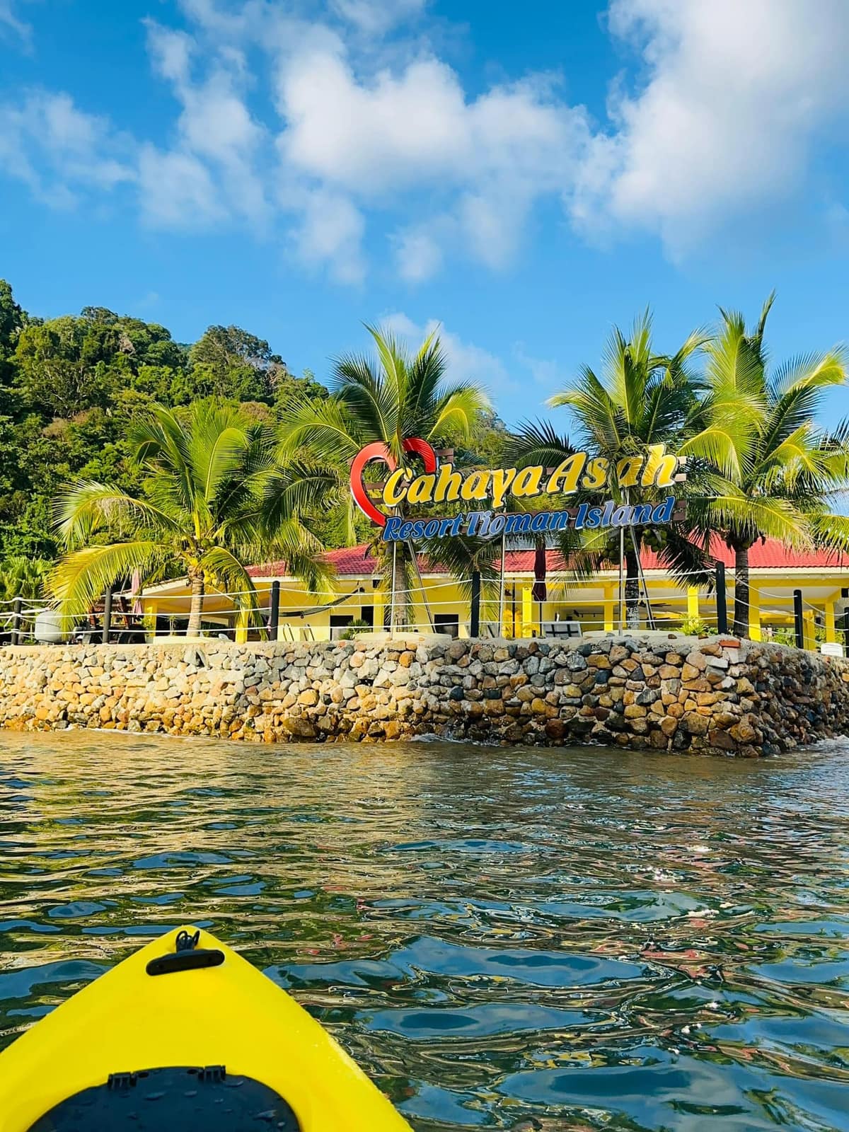 Resort oceanfront on Tioman Island