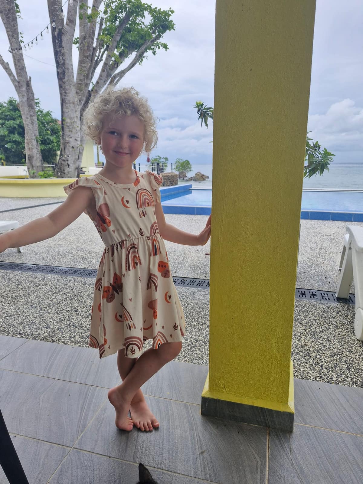 Child at Cahaya Asah resort